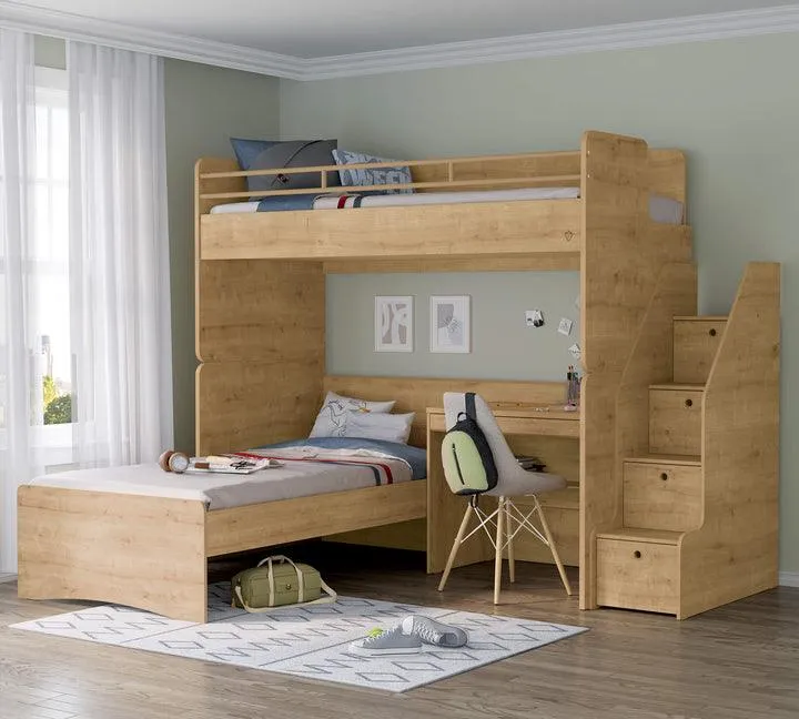 Cilek Studio Bunk Bed Oak