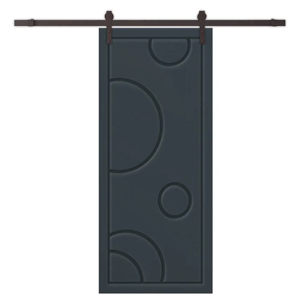 Composite MDF Sliding Barn Door with Hardware Kit