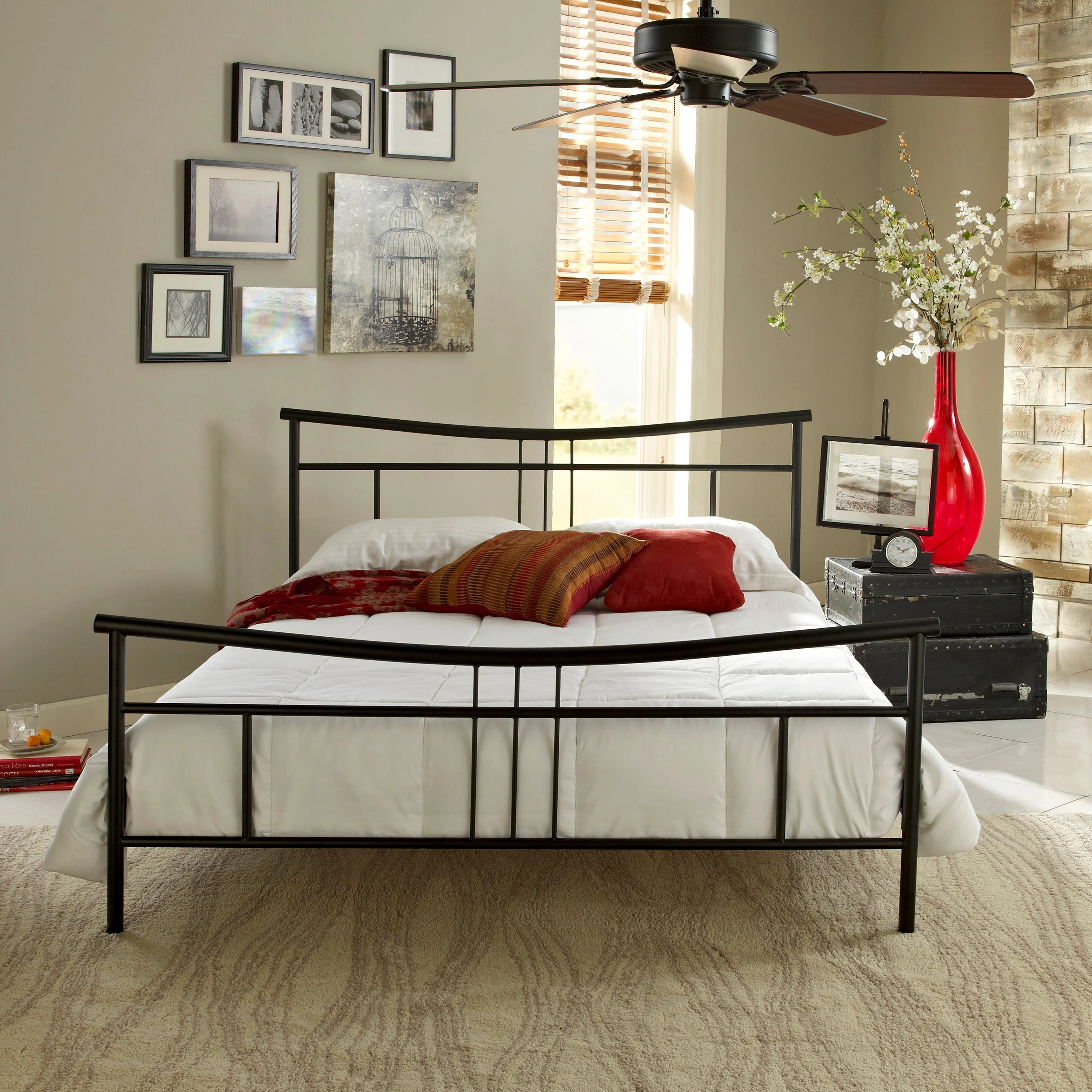 Cora Metal Platform Bed