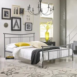 Cora Metal Platform Bed