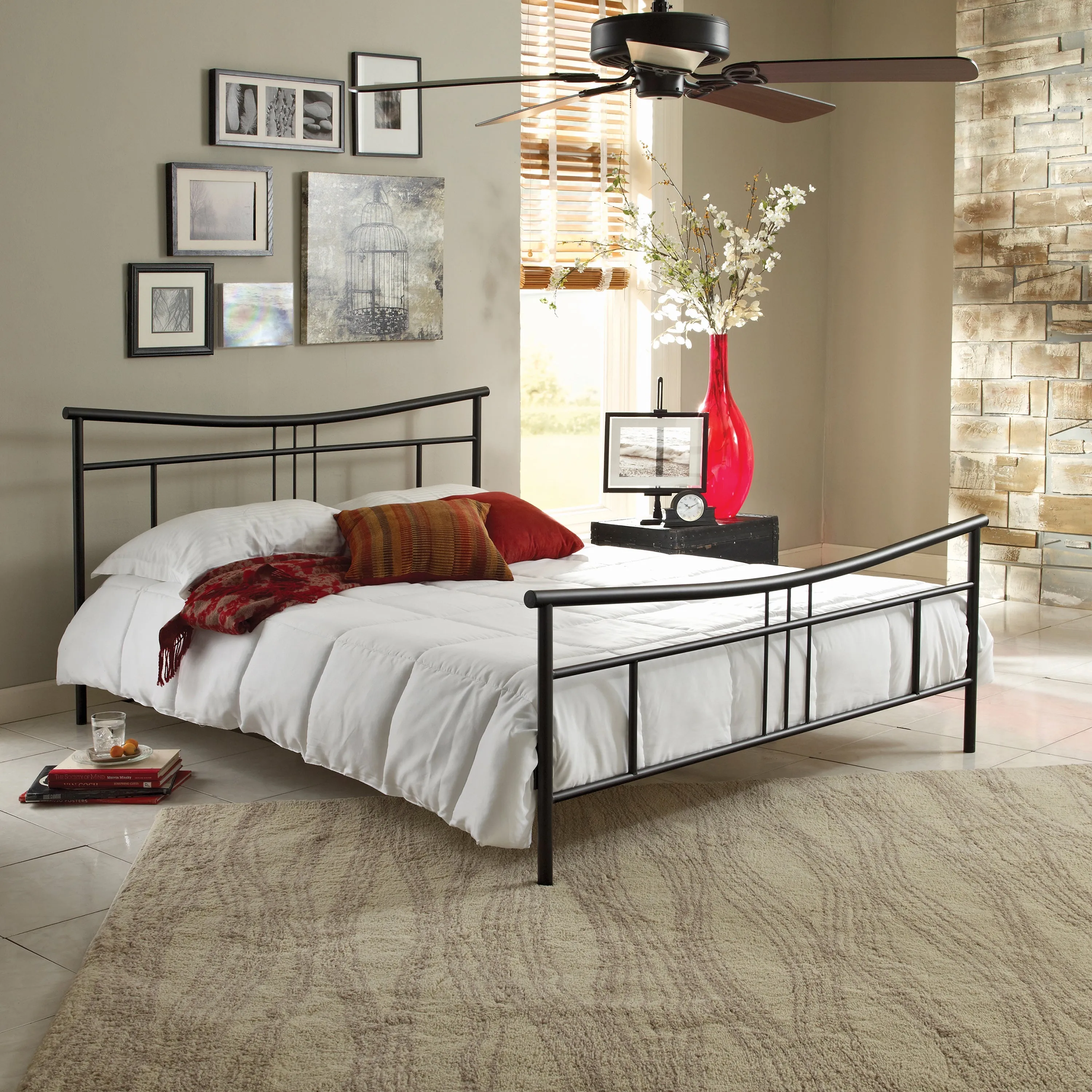 Cora Metal Platform Bed