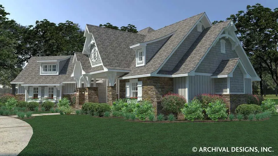 Elegant 3-Bedroom, 2,662 Sq Ft Home Plan with Bonus Room and Outdoor Living