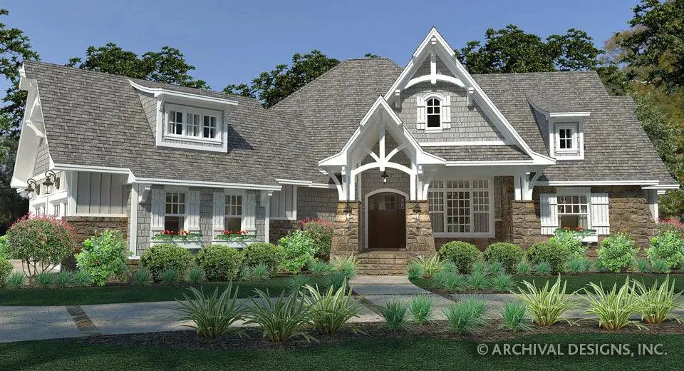 Elegant 3-Bedroom, 2,662 Sq Ft Home Plan with Bonus Room and Outdoor Living