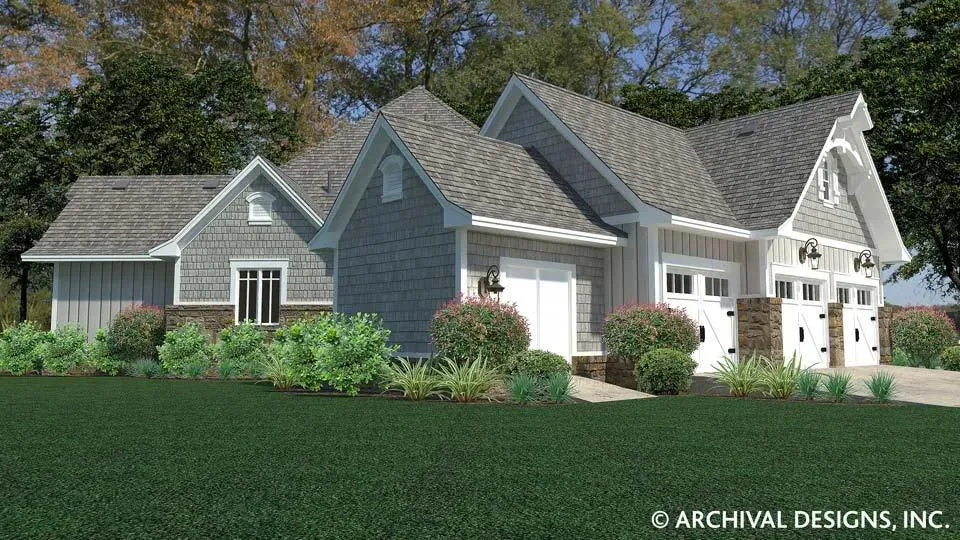 Elegant 3-Bedroom, 2,662 Sq Ft Home Plan with Bonus Room and Outdoor Living