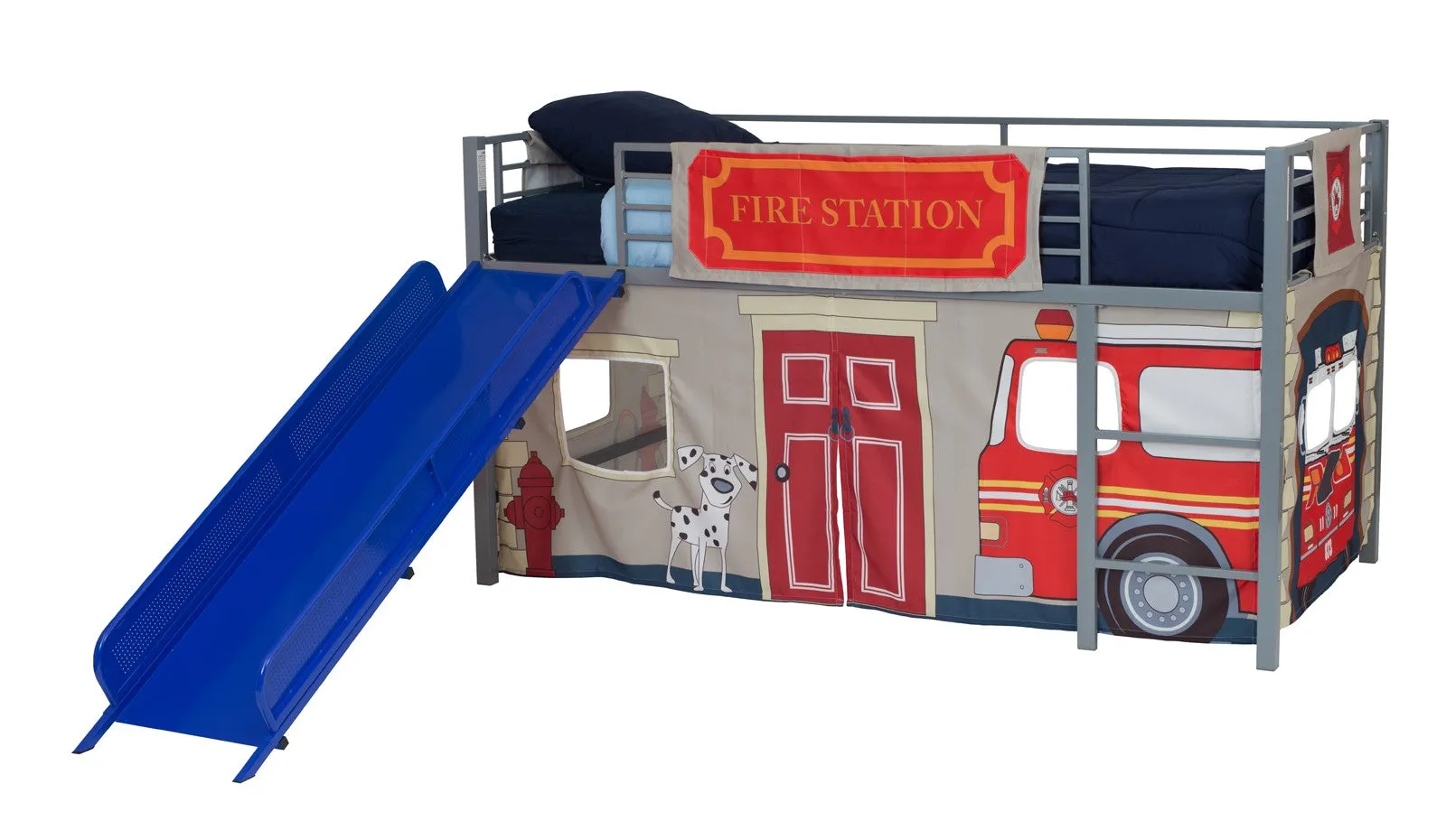 Fire Department Curtain Set for Junior Loft Bed