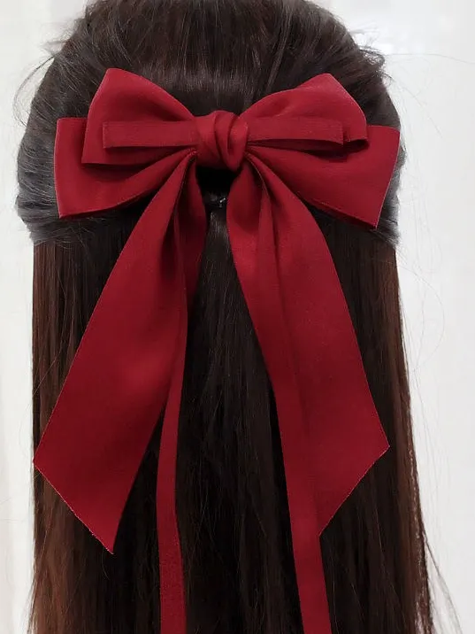 Hair bow: Baby Pink / One size