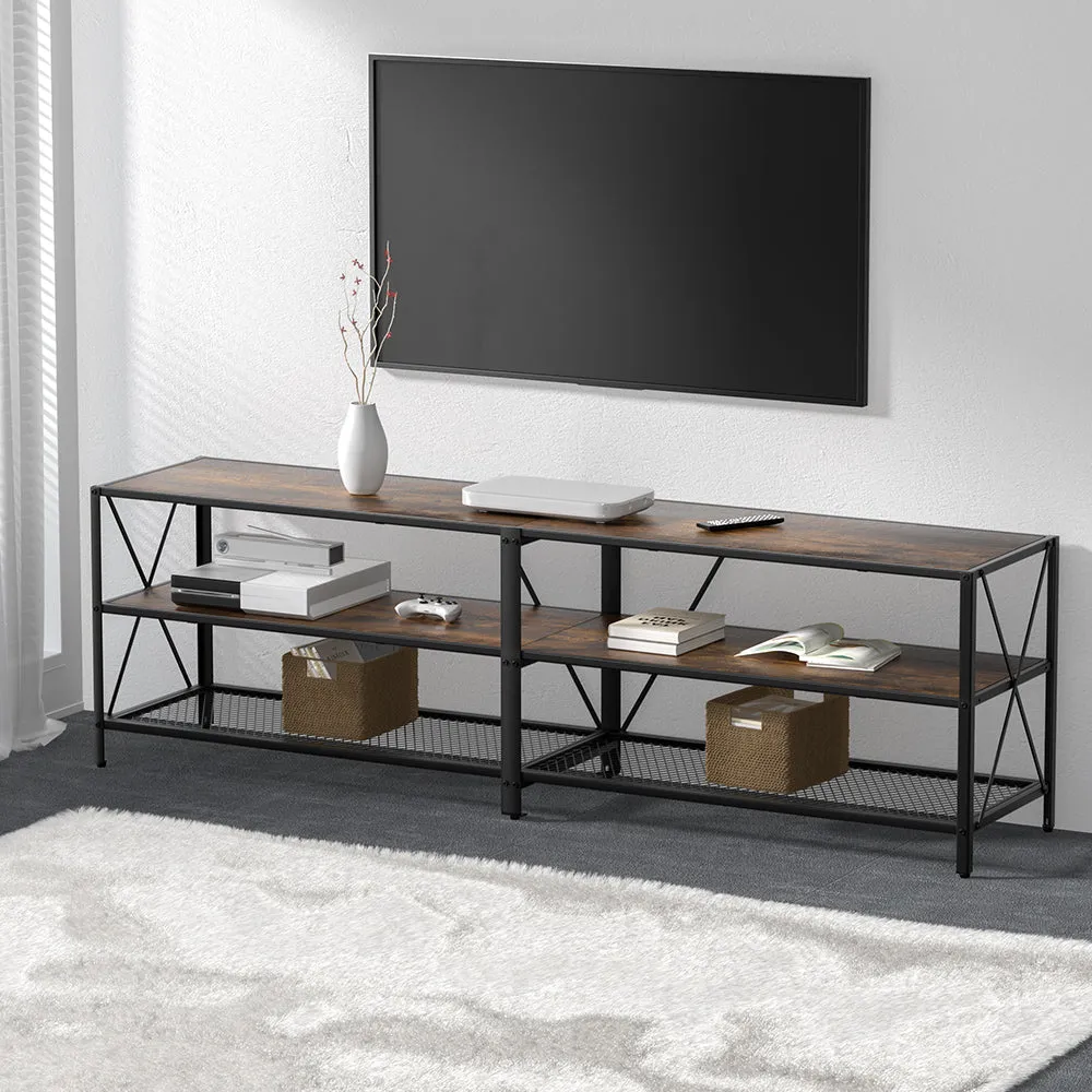 Industrial TV Stand 3-tier Storage Shelves - Artiss