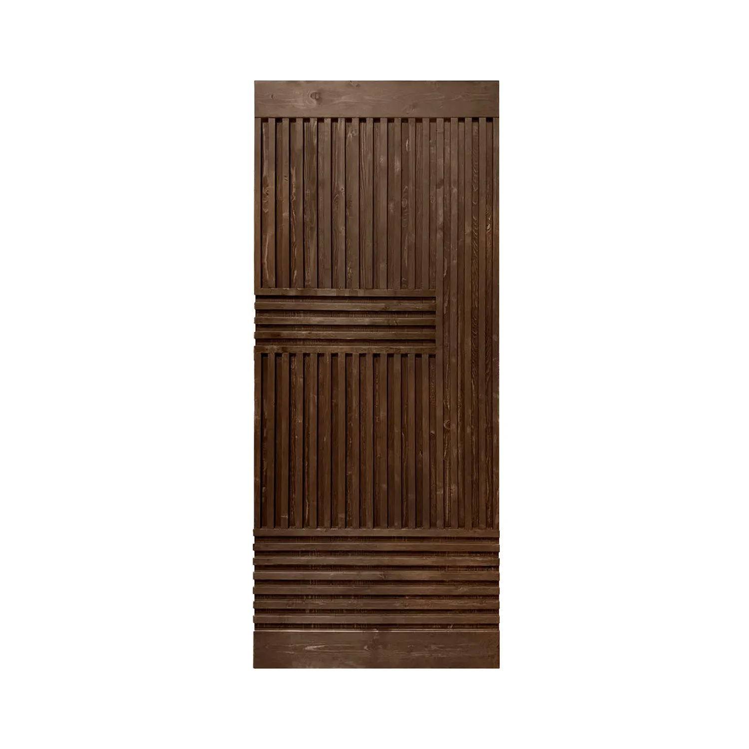 Japanese Series Pre Assembled Wood Interior Sliding Barn Door Slab