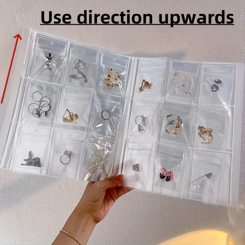 Jewelry Storage Bag Antioxidation Dustproof  Transparent Organizer