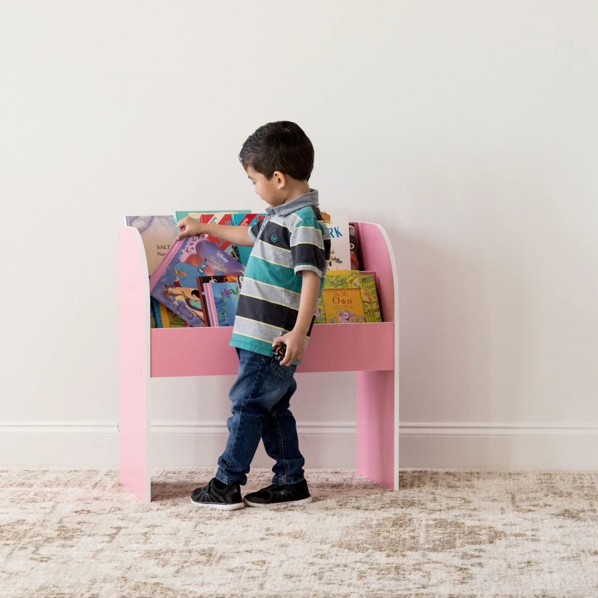 Kids Wooden Bookshelf