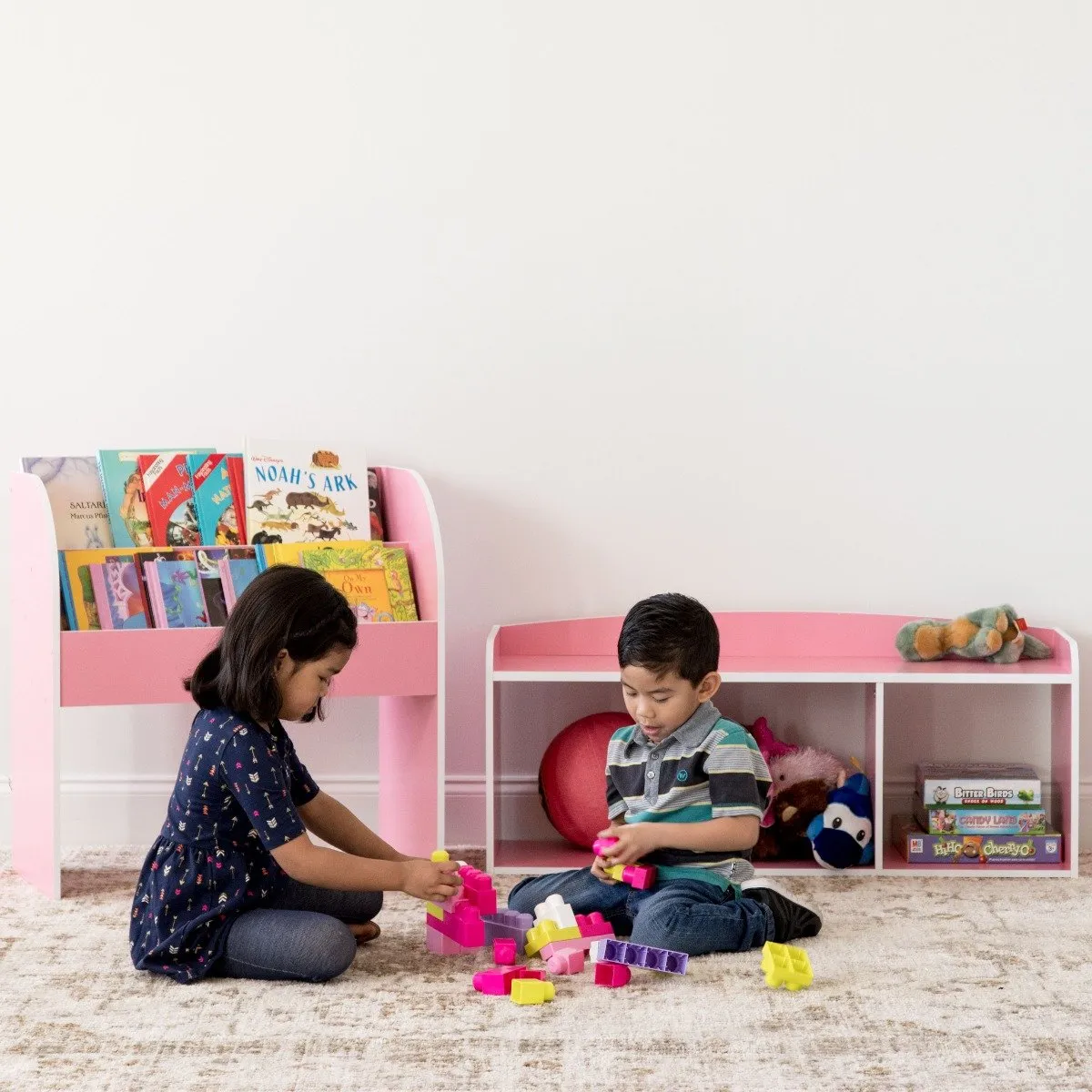 Kids Wooden Bookshelf