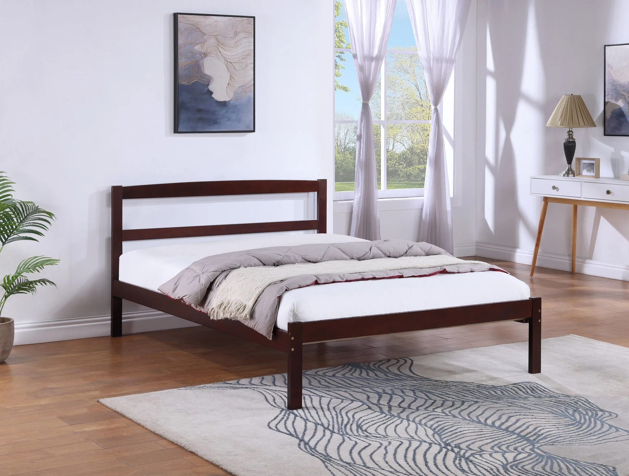 KidScape All-in-One Platform Bed - Espresso