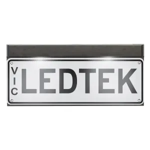 LED Autolamps LP1 LED Licence Plate Frame with Inbuilt LED Licence Lamps