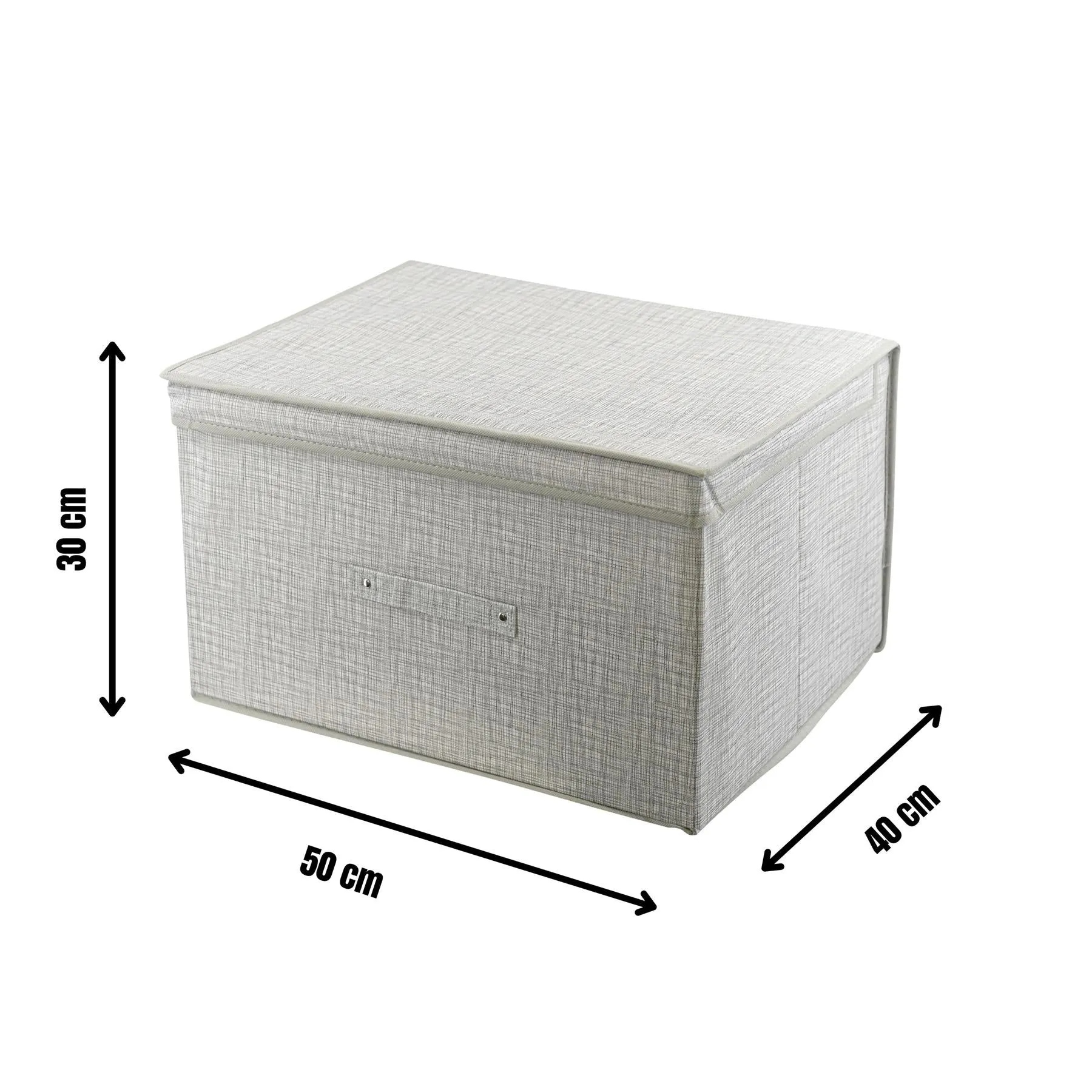 Linen Grey Large Storage Box