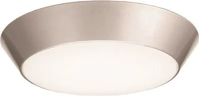 Lithonia Lighting Versi Lite Led Flush Mount Ceiling Fixture Natural Aluminum 7 Inch  Led Integrated Panel Array Included