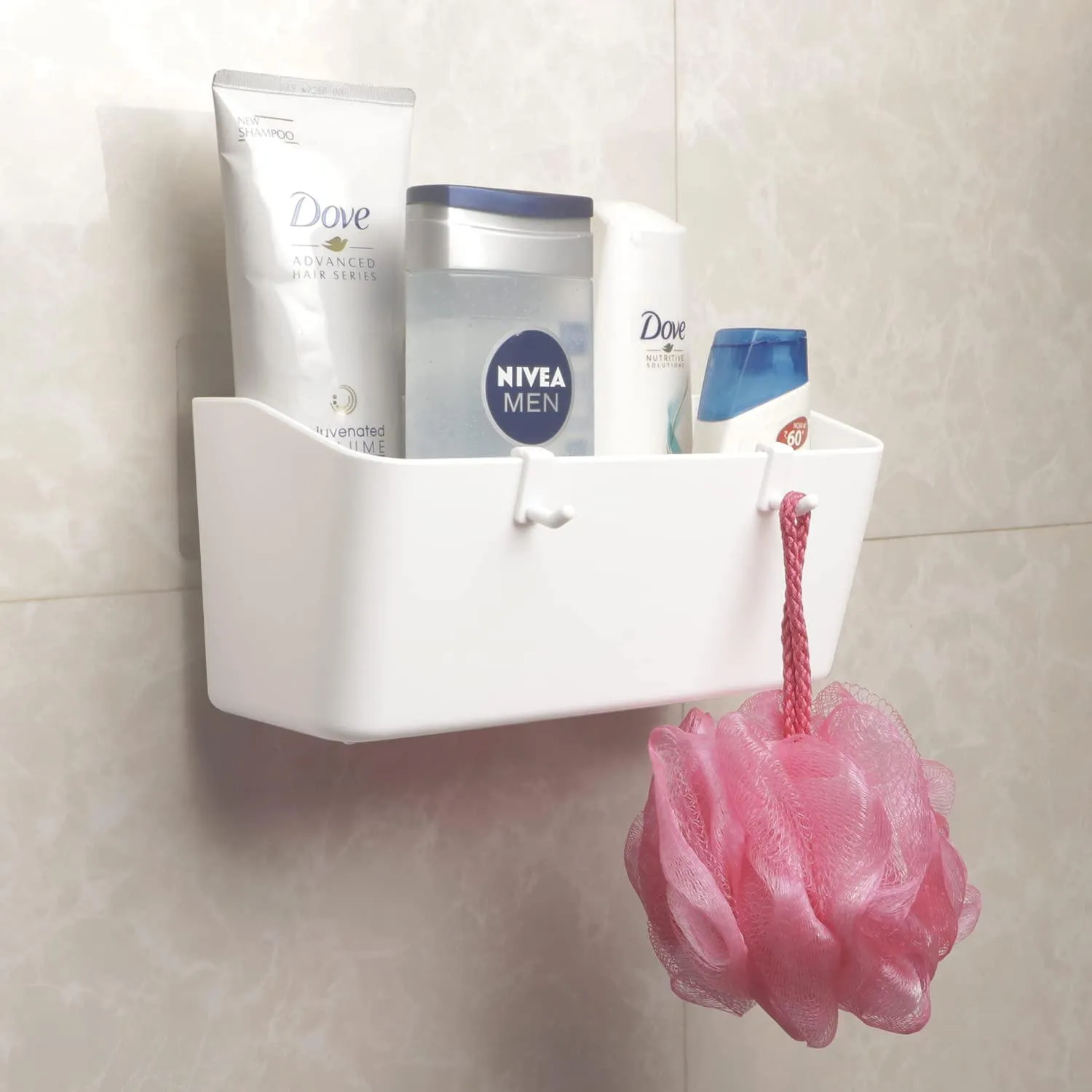 Magic Sticker Series Wall Mounted Bathroom Shelf