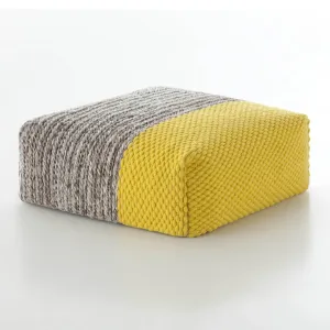 Mangas Space Square Plait Pouf