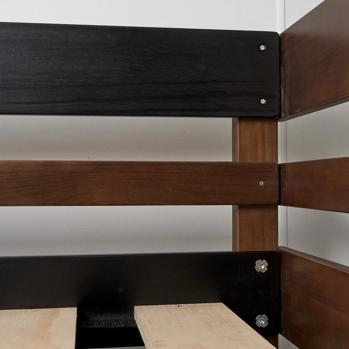 Mid-Line Long-Wall Bunk Bed with Standard Bed & Under Bed Drawers