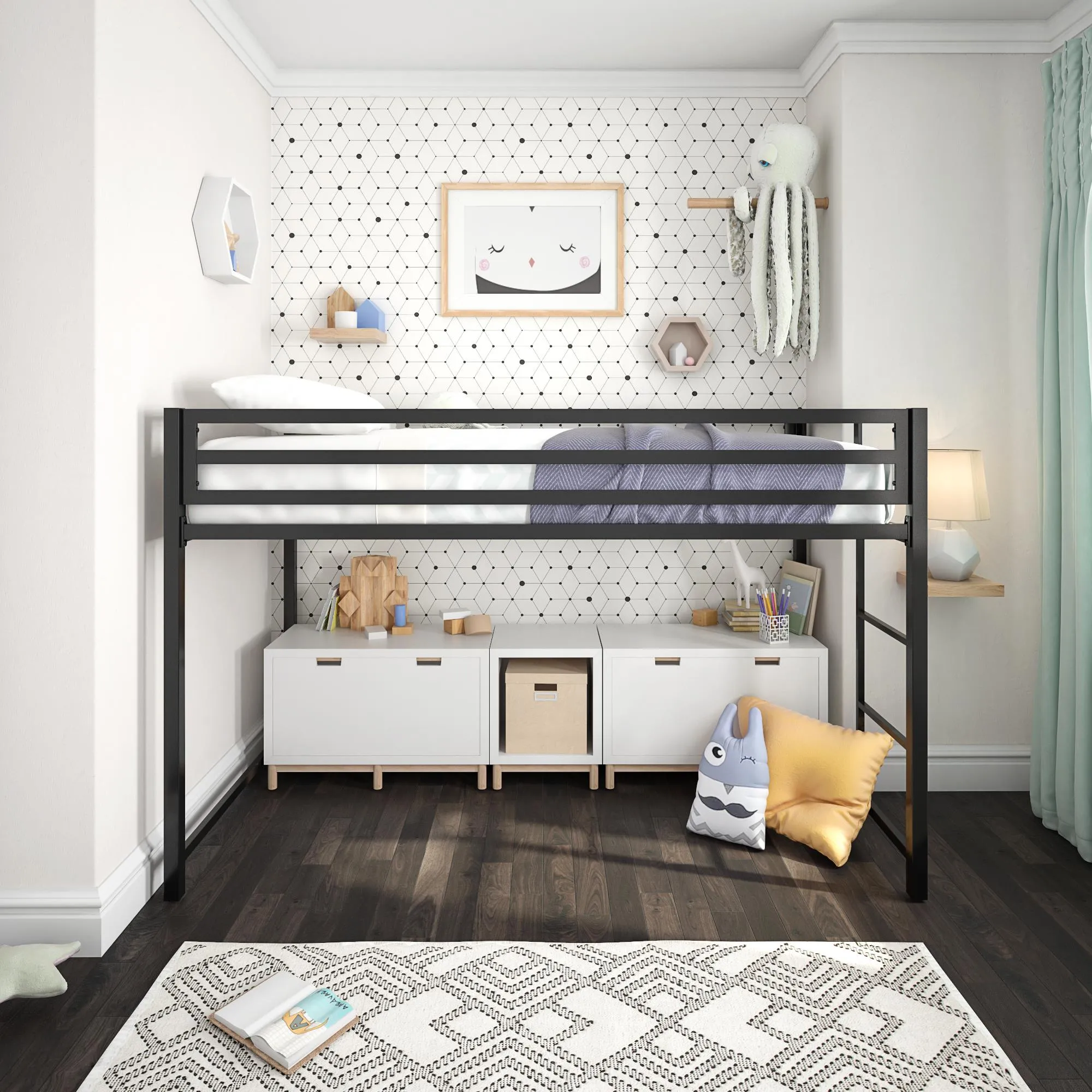 Miles Metal Jnior Loft Bed