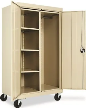 Mobile Storage Cabinets 36W X 24D X 66H Putty