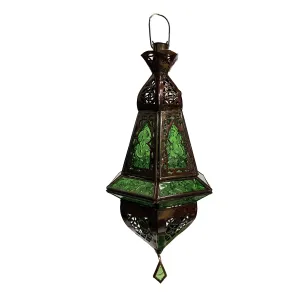 Moroccan Lamp Tall Ornate Scrollwork