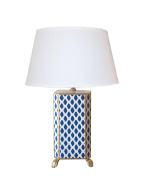 Navy Parsi Lamp with Shade