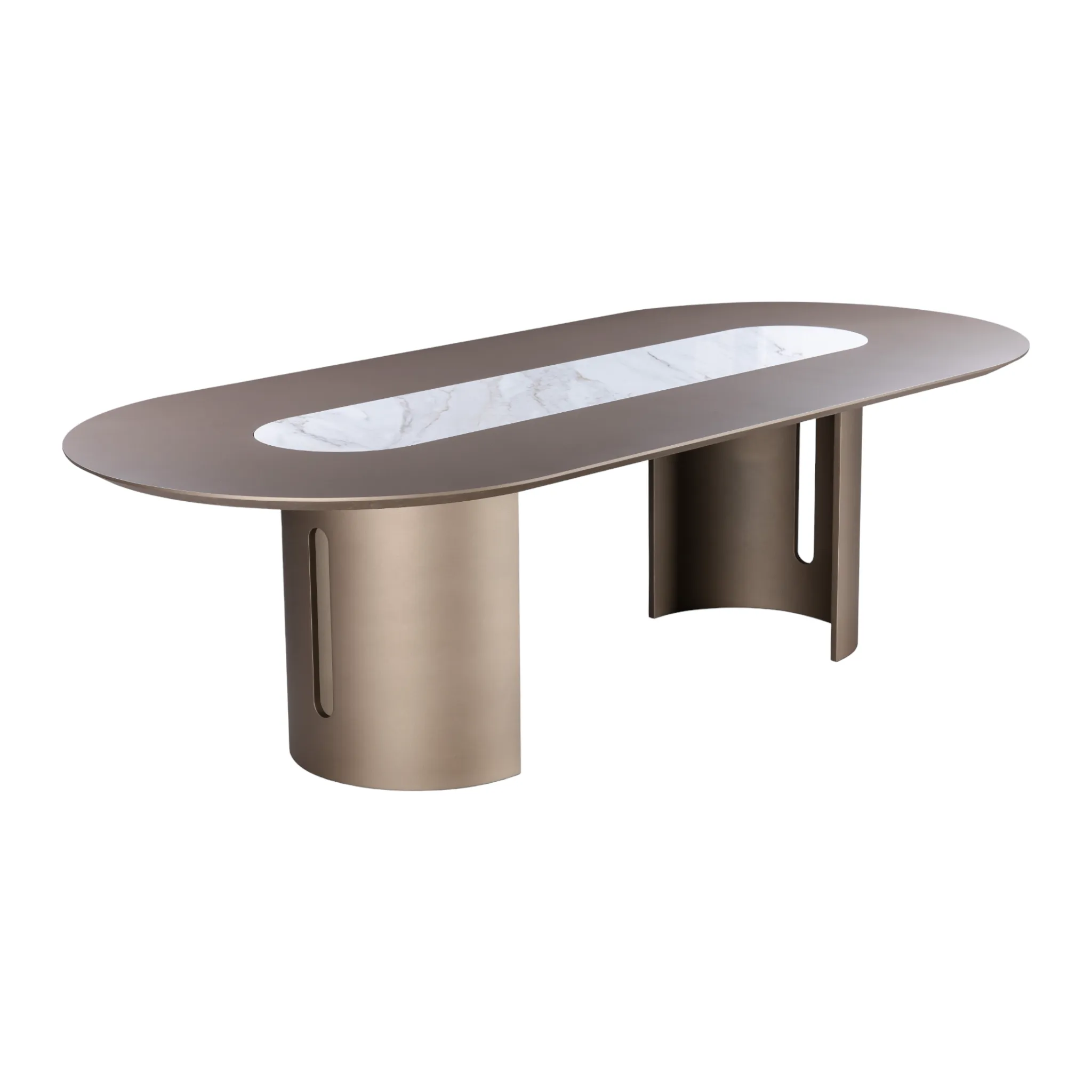 Ottis Oblong Dining Table Urano Carrara