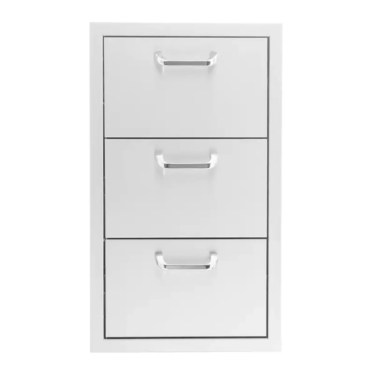 PCM 260 Series 16" Stainless Steel Triple Access Drawer