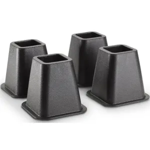 Plastic Bed Risers - Black