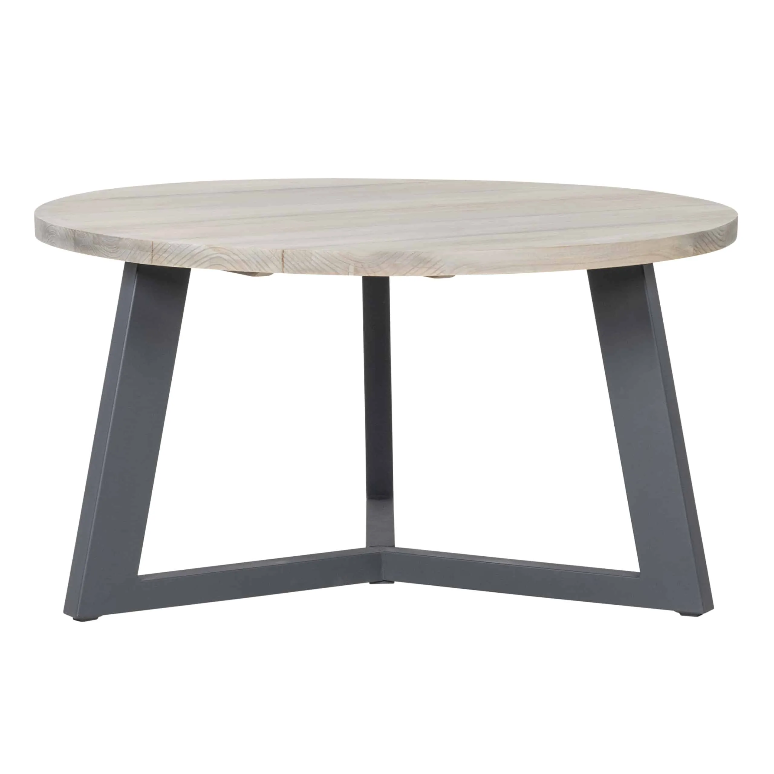 Richard Aluminium and Teak Round Dining Table