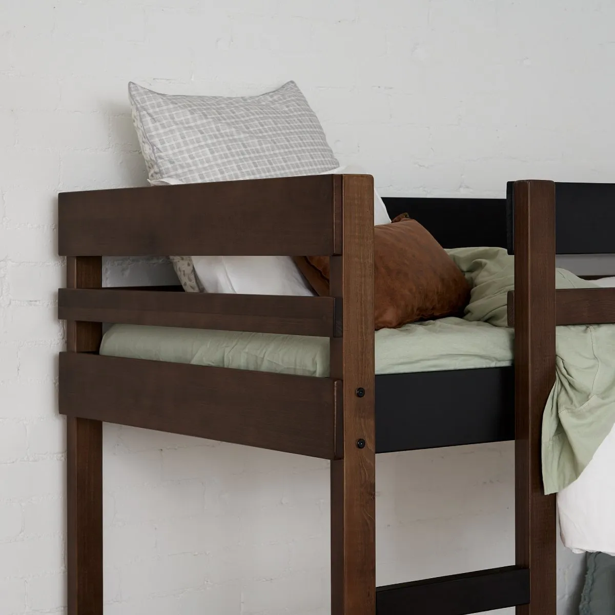 Side Ladder Bunk Beds with Under Bed Drawers