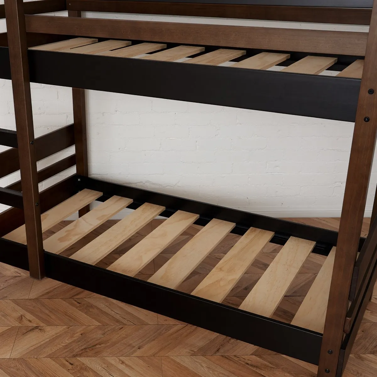 Side Ladder Bunk Beds with Under Bed Drawers