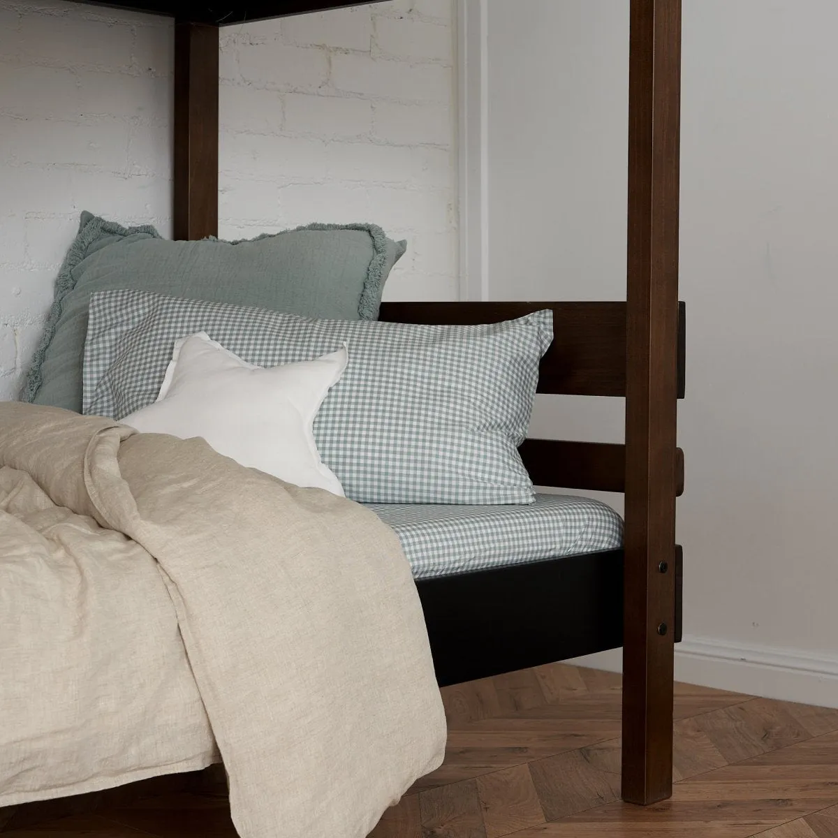 Side Ladder Bunk Beds with Under Bed Drawers