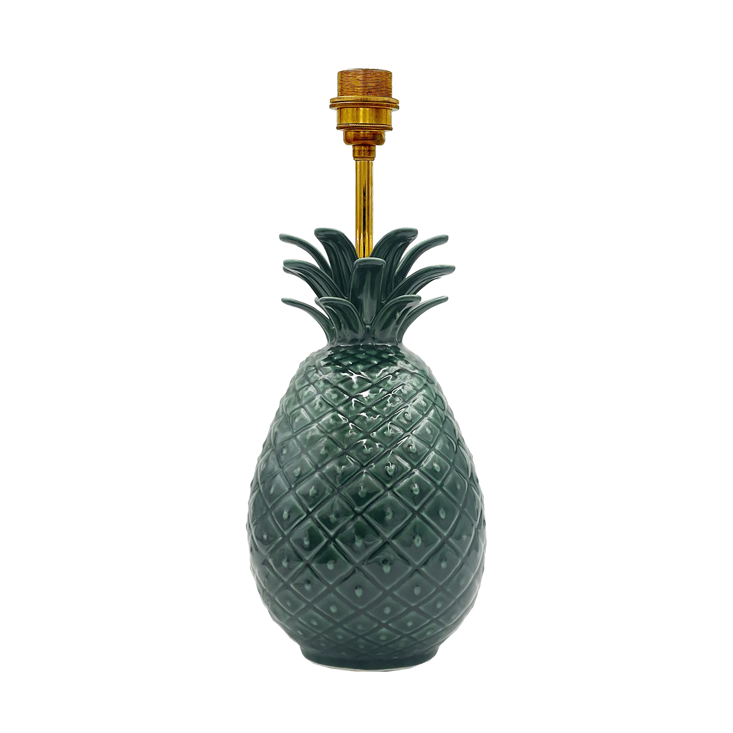 Small Emerald Green Pineapple Lamp