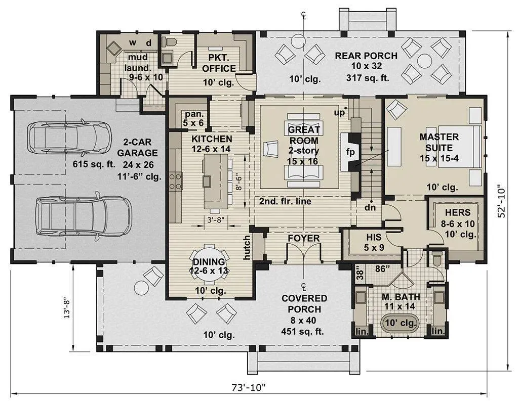 Spacious 4-Bedroom Home with Versatile Living Areas