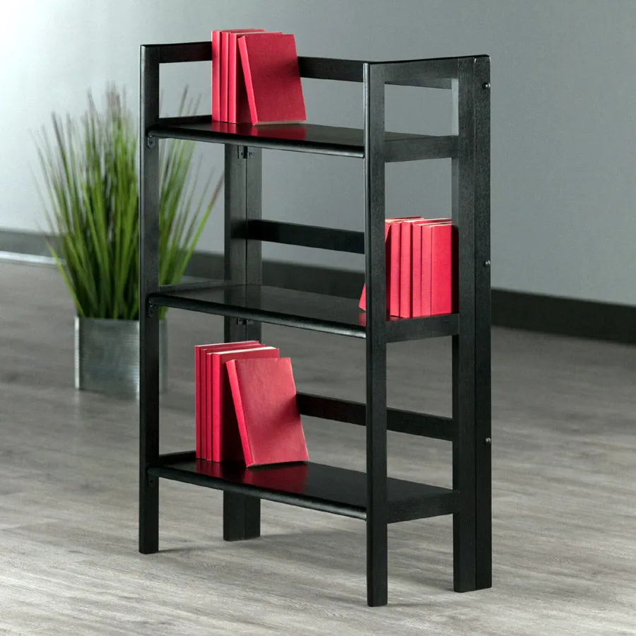 Three-Tier Folding Display Shelf - Black