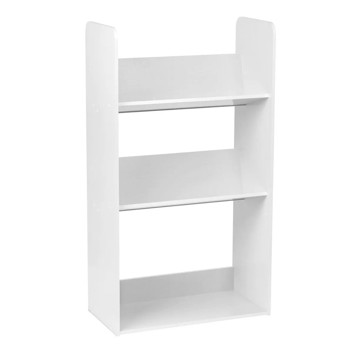 Tilted Book Shelf Rack - 3 Tier