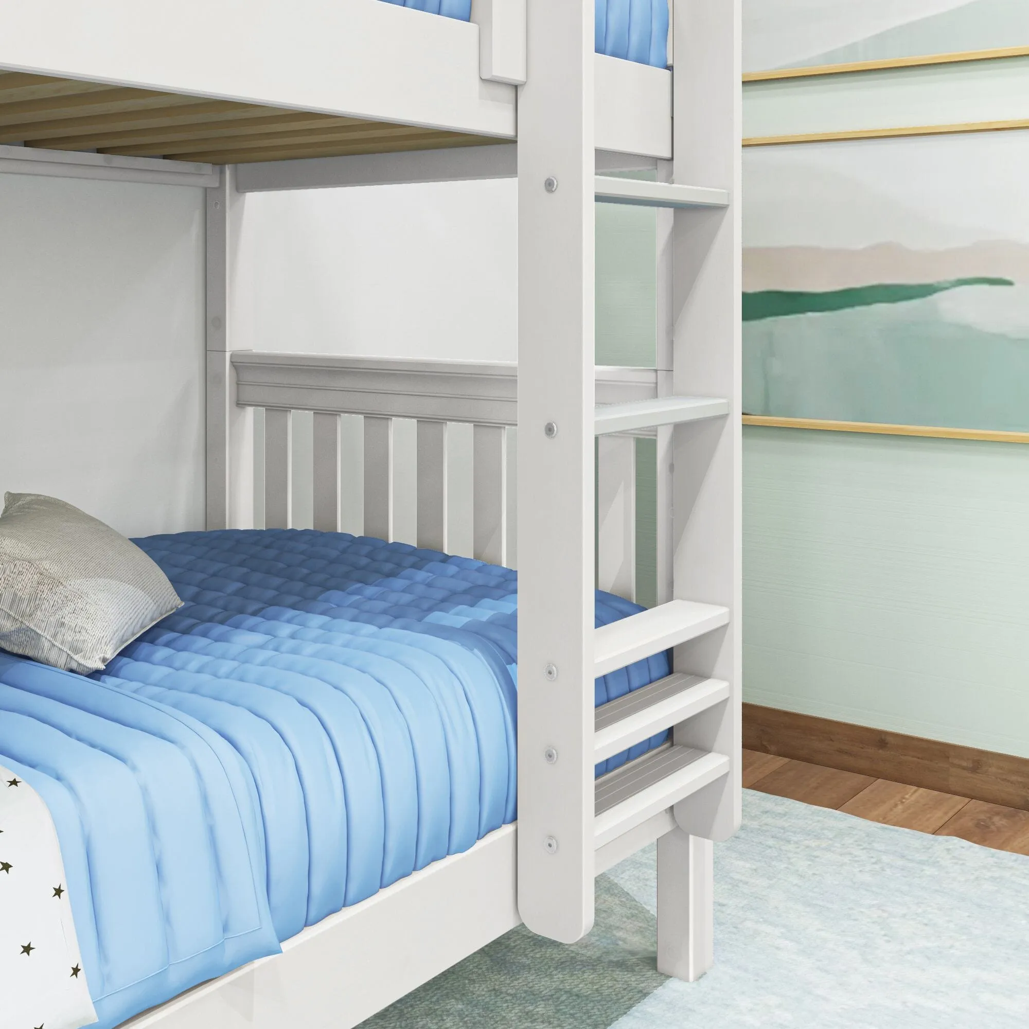 Twin Medium Bunk Bed with Ladder