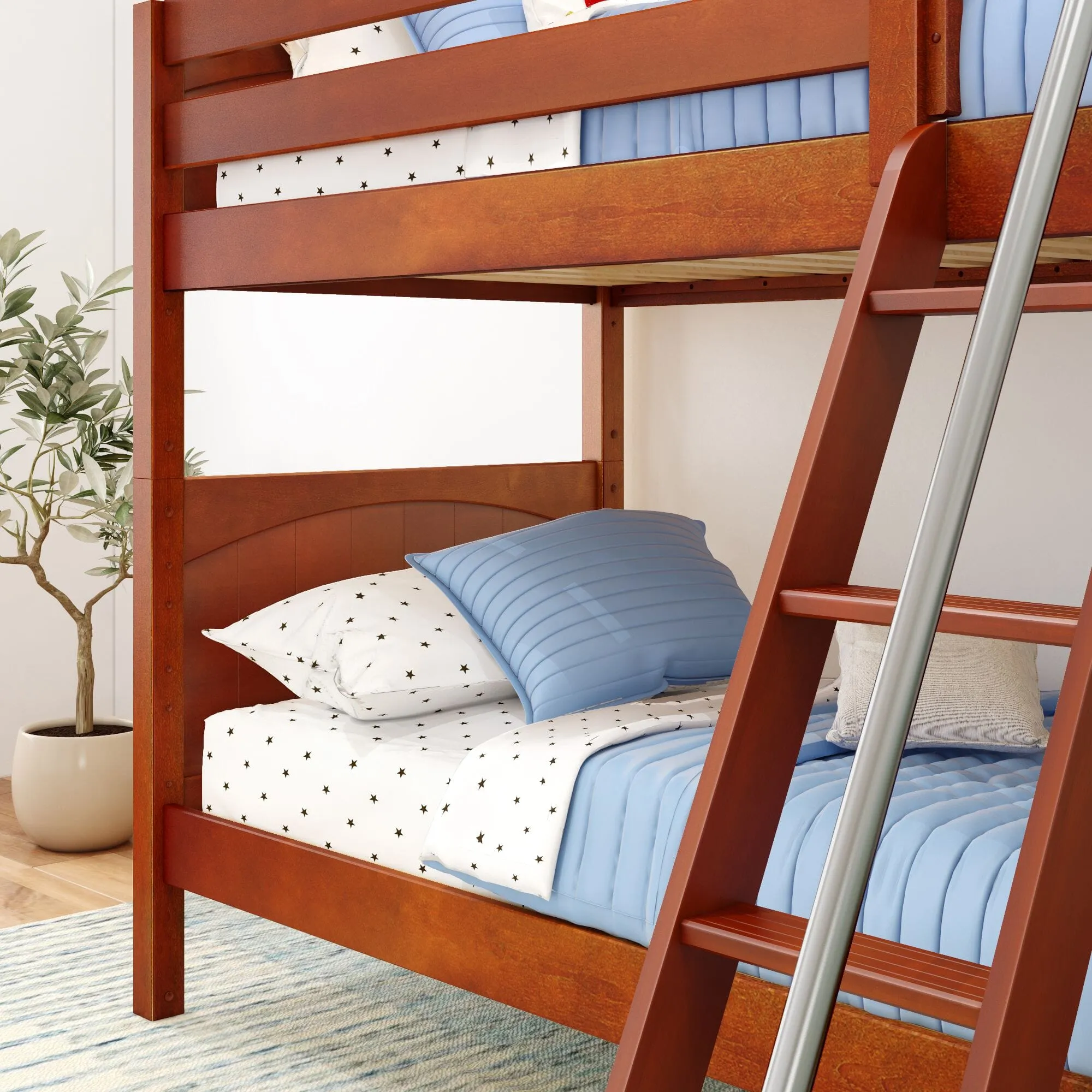 Twin Medium Bunk Bed with Ladder