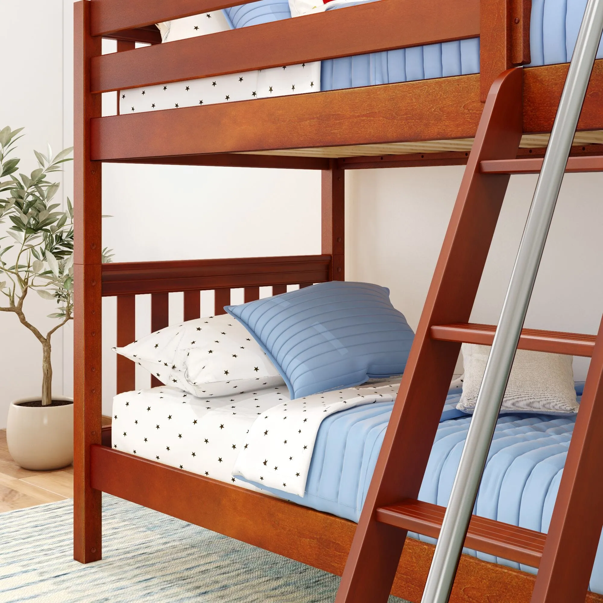 Twin Medium Bunk Bed with Ladder