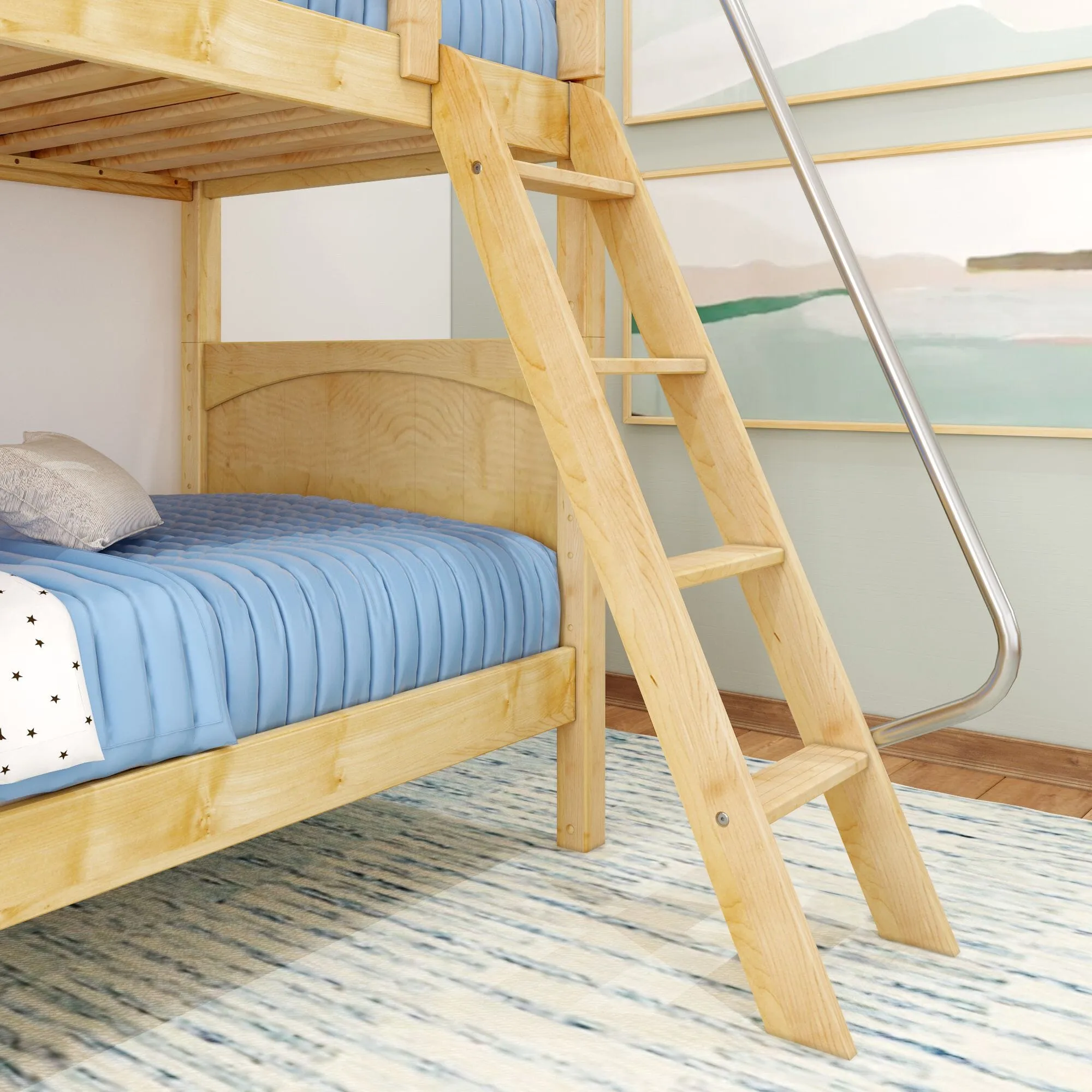 Twin Medium Bunk Bed with Ladder