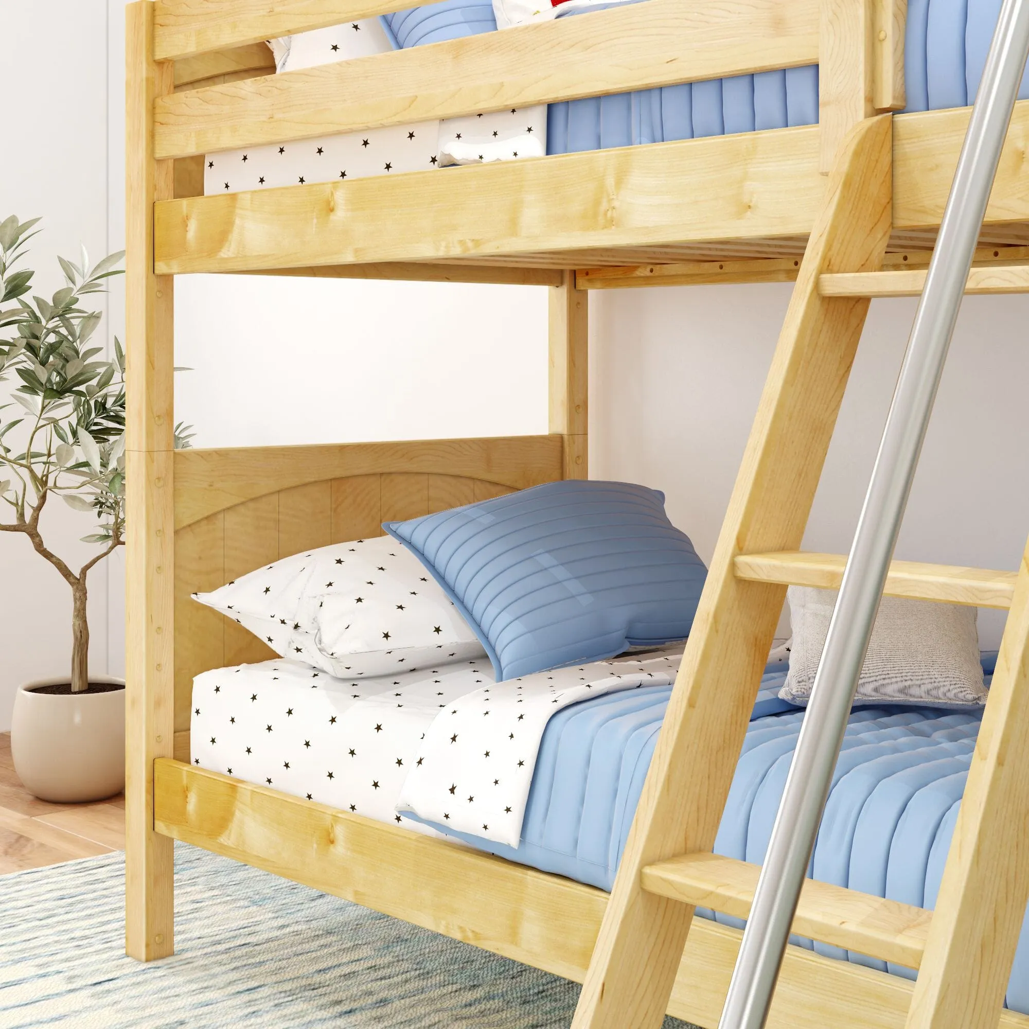 Twin Medium Bunk Bed with Ladder