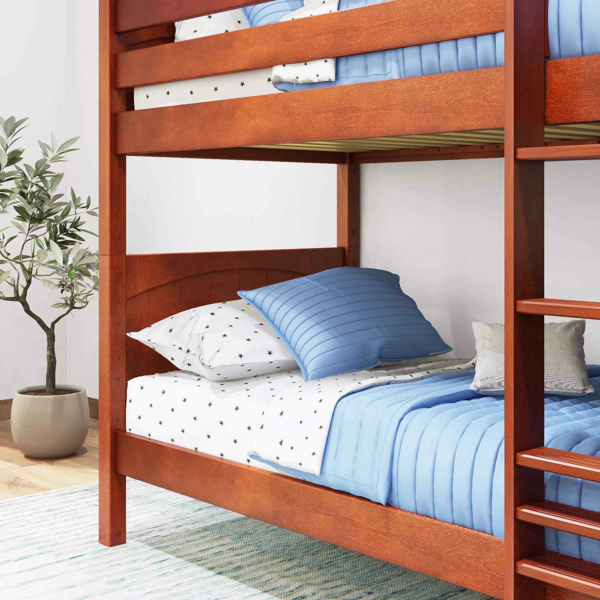 Twin Medium Bunk Bed with Ladder