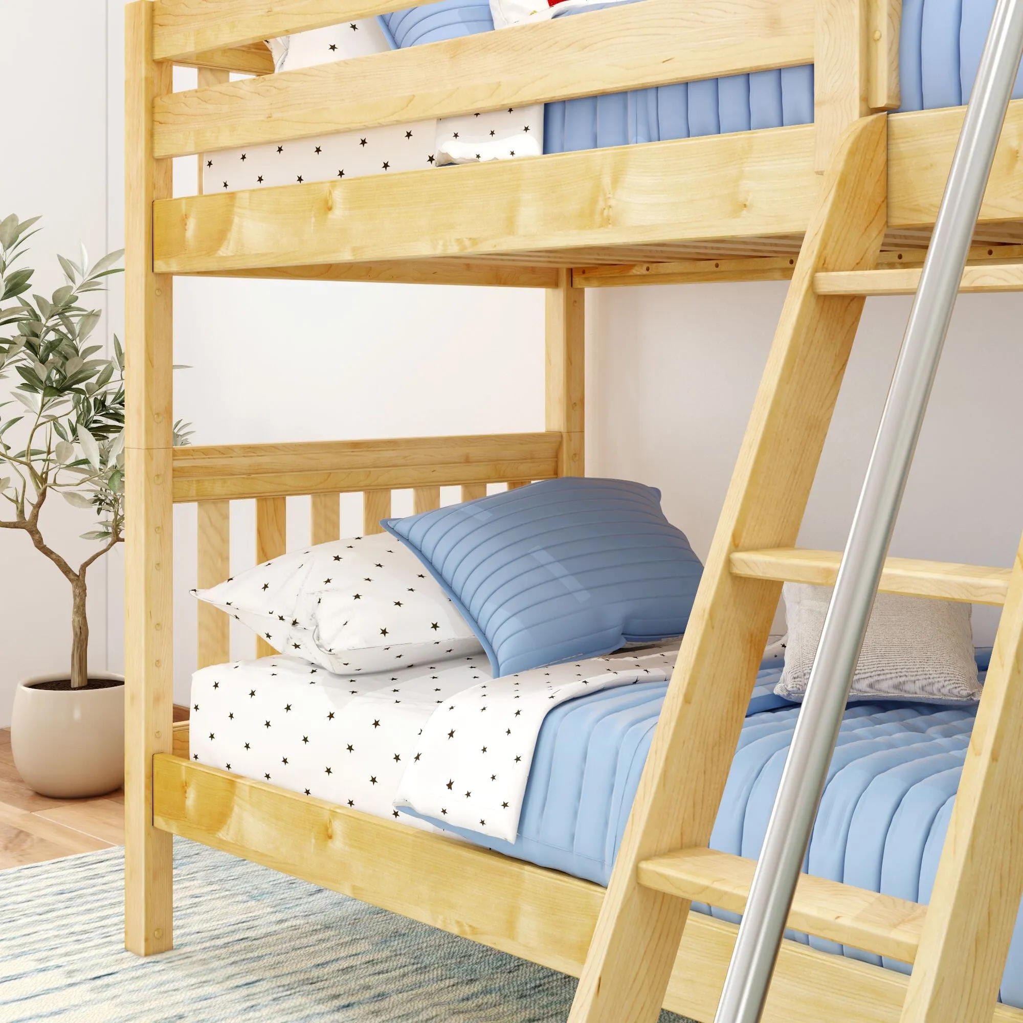 Twin Medium Bunk Bed with Ladder