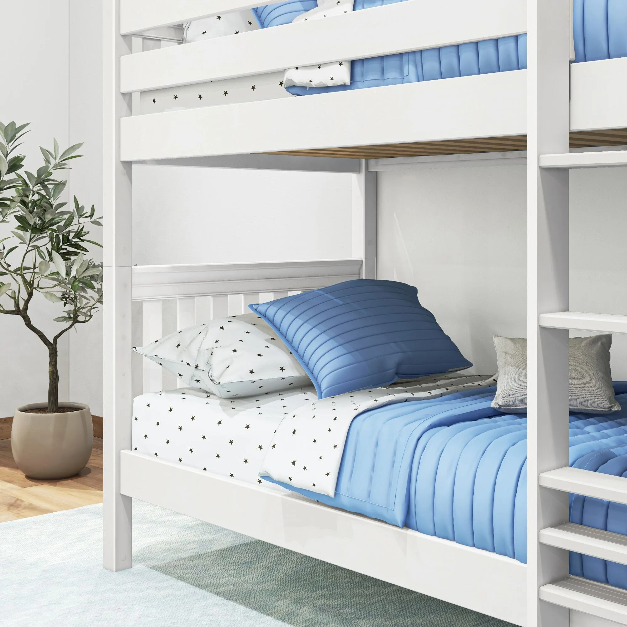 Twin Medium Bunk Bed with Ladder