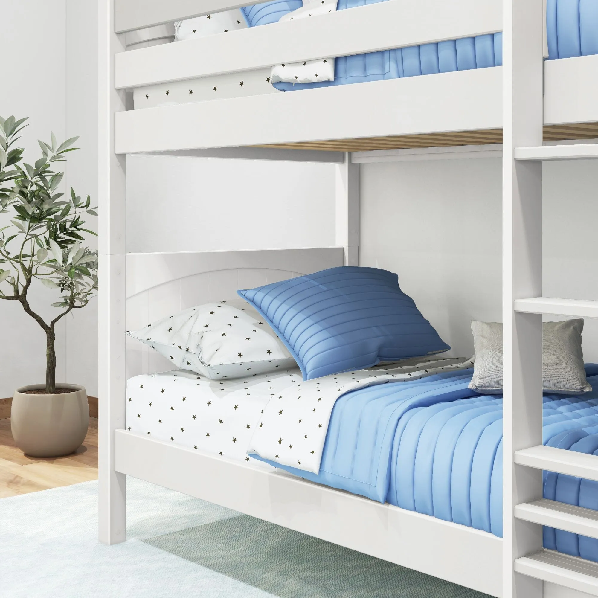 Twin Medium Bunk Bed with Ladder