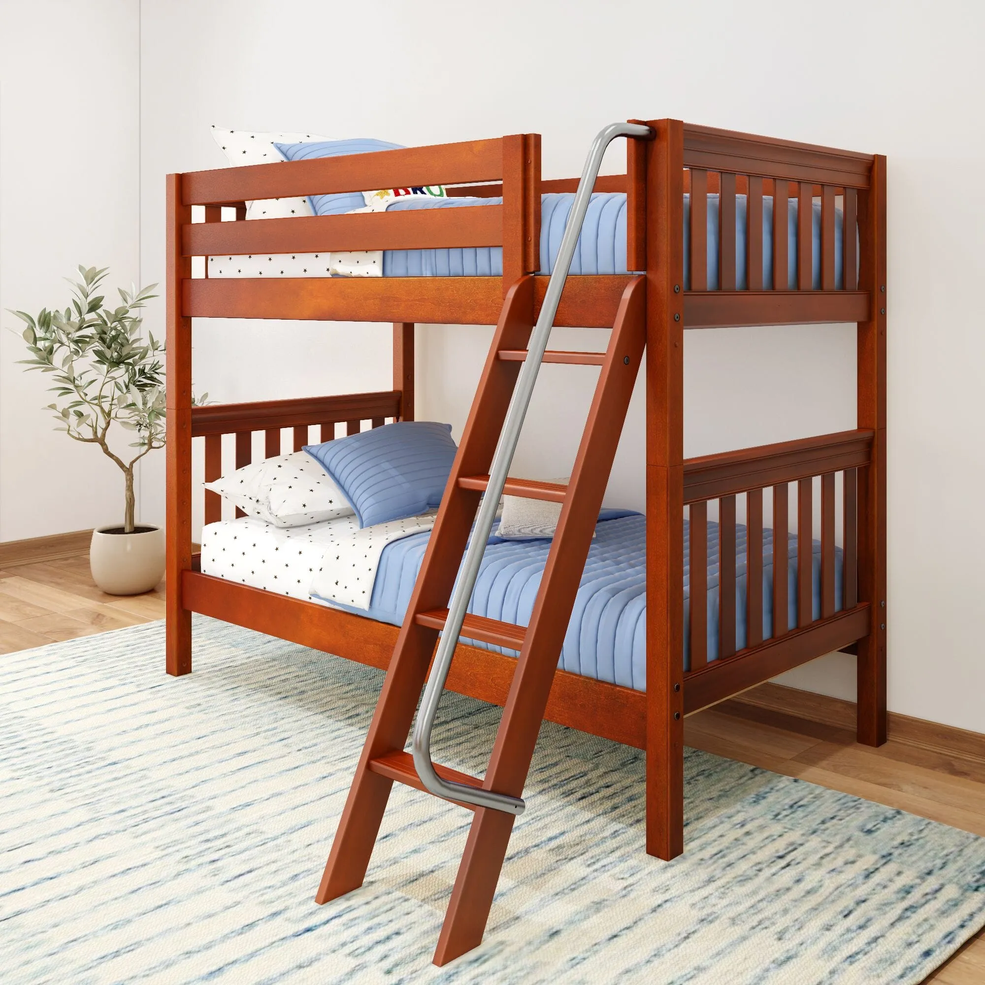 Twin Medium Bunk Bed with Ladder