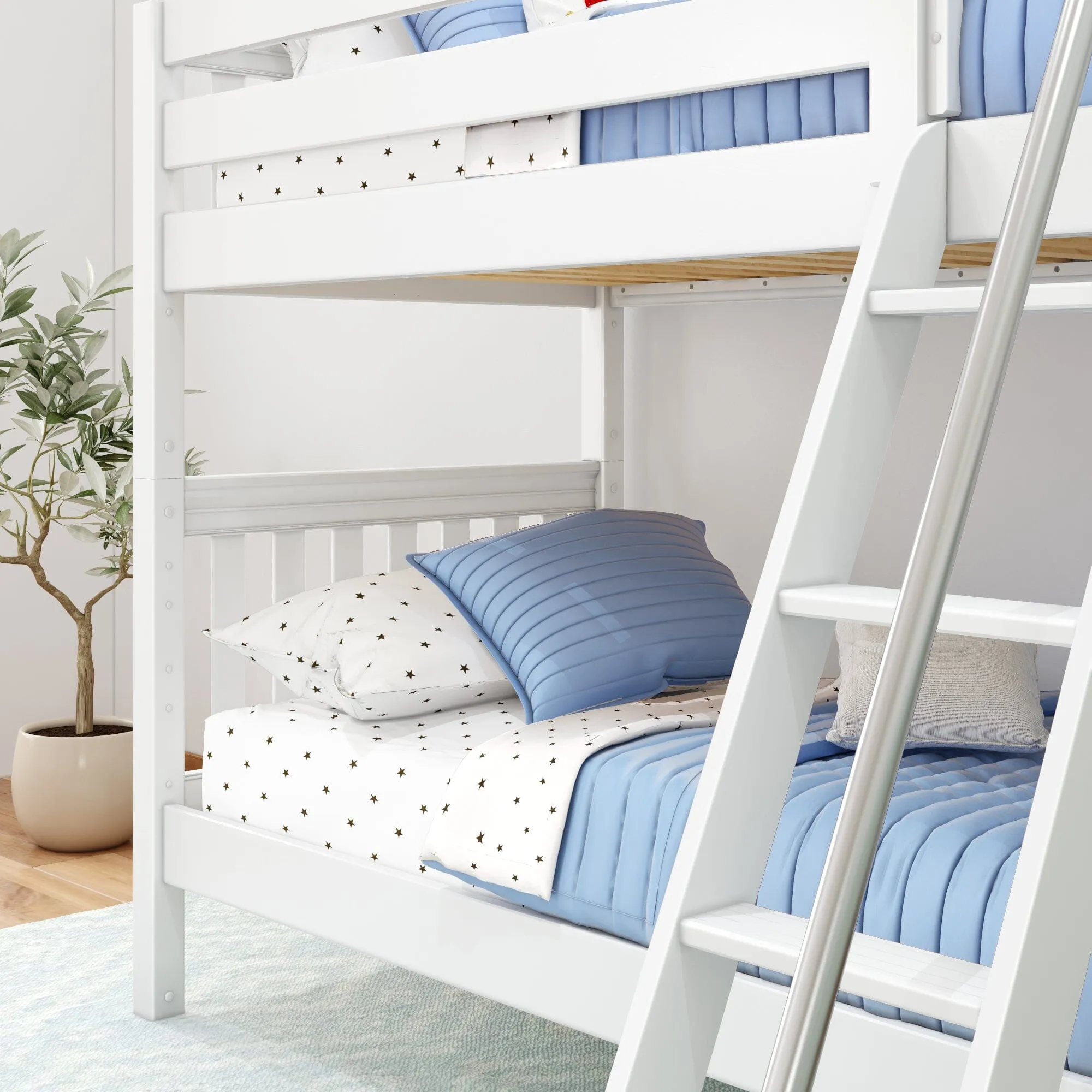 Twin Medium Bunk Bed with Ladder