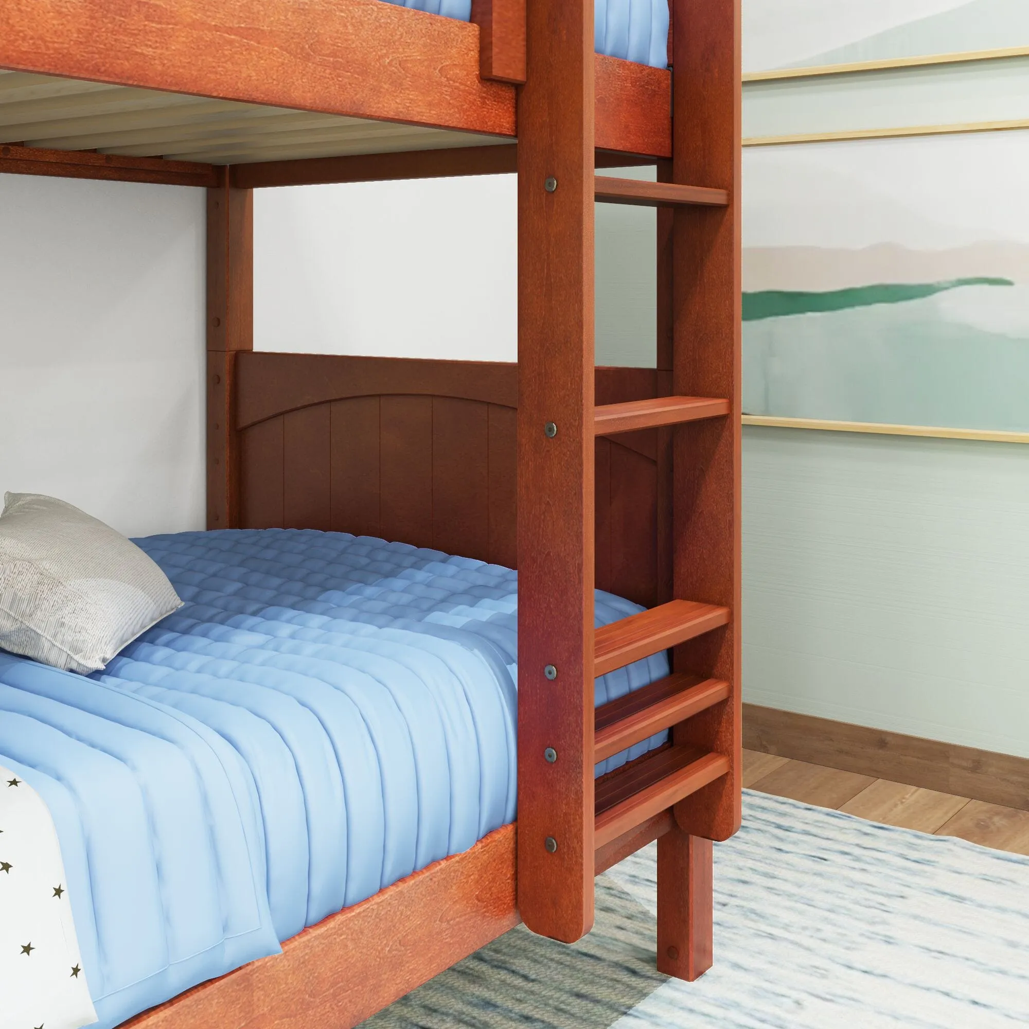 Twin Medium Bunk Bed with Ladder