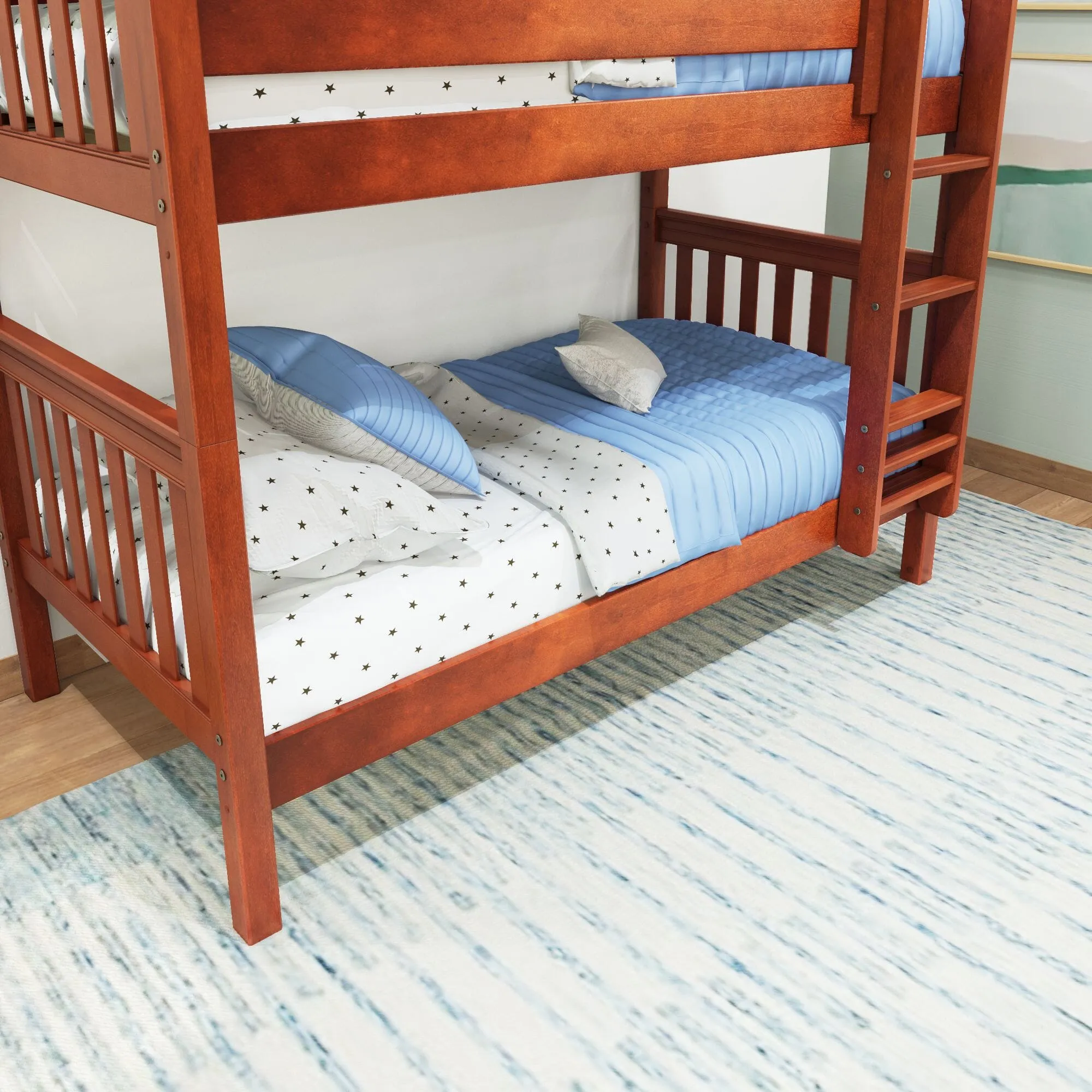 Twin Medium Bunk Bed with Ladder